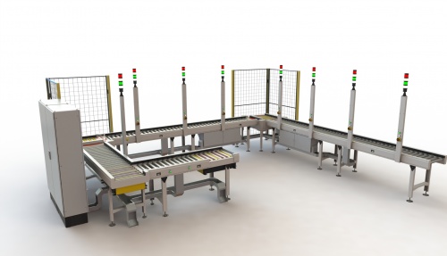3D conveyor layout